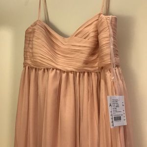 Amsale G562C Bridesmaid Dress in Blush Size 10 NEW